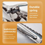 MaoNativey 50Pcs Pinces Crocodiles Cheveux, 45mm Métal Alligator Barrette Accessoires de Bricolage Antidérapants Pièces pour Fem