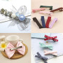 MaoNativey 50Pcs Pinces Crocodiles Cheveux, 45mm Métal Alligator Barrette Accessoires de Bricolage Antidérapants Pièces pour Fem