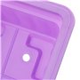 ZOENHOU Lot de 6 jardinières rectangulaires en plastique de 43 cm avec plateaux et 30 étiquettes vertes pour rebord de fenêtre, 