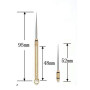 Titane Cure-Dents,3 Pièces Portable Toothpick étanche extérieur Porte Cure Dent de Poche Container de Voyage Poche Porte-clés re