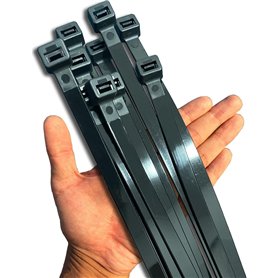 Collier de Serrage Plastique 300mm Noir
