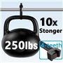 Collier de Serrage Plastique 300mm Noir, 50 Pièces Colliers Rilsan Large 12mm, Serflex Grande Longueur Attache Cable Long Serre-
