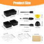 Moules en Silicone de Grande Taille compatibles avec le Ninja Foodi Flex 10