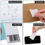 Étiquette Autocollantes 800 Pièces Blanches Étiquettes Thermiques Rouleau Multifonctions Rectangle Étiquettes pour Cuisine de Bu