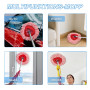 2 Têtes de Serpillière de Rechange Compatible avec Serpillere Vileda Turbo, 3 en 1 Serpillère Kit avec Manche 76-148 cm et 1 Bas