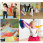 ISIYINER Foulards à Jonglage 20 pièces Foulards de Danse Colorées Carré Écharpes Magiques pour Maternelle Enfant Filles Accessoi
