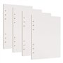 Papier de Recharges A5 6 Trous Recharge Papier Pointillé Pour A5 Carnet Rechargeable Journal Cahier Agenda 180 Feuilles/360 Page