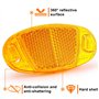 Zeawavsl Ensemble De RéFlecteurs De Rayons Et De Clips De LumièRe – 6 PièCes œIl De Chat Pour VéLo Pour Enfants, RéFlecteurs Ava