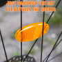 Zeawavsl Ensemble De RéFlecteurs De Rayons Et De Clips De LumièRe – 6 PièCes œIl De Chat Pour VéLo Pour Enfants, RéFlecteurs Ava