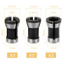 Bigxin 6pcs Tête De Mandrin De Collet, Adaptateur De Mandrin Accessoires Pour Perceuses Mandrin à Pince Mandrin De Fraiseuse Acc