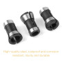 Bigxin 6pcs Tête De Mandrin De Collet, Adaptateur De Mandrin Accessoires Pour Perceuses Mandrin à Pince Mandrin De Fraiseuse Acc