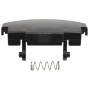 BIAREN Bouton de verrouillage pour accoudoir de console centrale pour Volkswagen VW Bora Polo Beetle Golf Passat Skoda Octavia 3