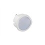 Veilleuse lampe torche avec batterie avec 2 LEDs haute luminosité et fiche 2P 10A - blanc