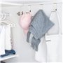 MengH-SHOP Crochets de Porte en Acier Inoxydable Réversibles Crochets de Porte d'Armoire Métal Crochets de Suspension en Forme d