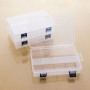 3pcs Organisateur de Bijoux avec Séparateurs Réglables, Boite Plastique Rangement, Petite Boite Plastique pour Perles, Rangement