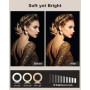 Railee Ring Light avec Trépied et Clip 6" Anneau Lumineux de Table avec Support et Support de Téléphone Lumière pour Vidéoconfér