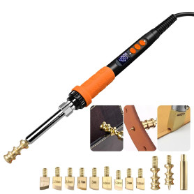 BAUSATZ Machine chauffante électrique 90 W pour cuir - Outil de rainurage du cuir - Outil de polissage pour bricolage