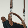 D.DUO Bandoulière de sac en cuir, mini bandoulière en cuir pour sac, kit de conversion de remplacement de bandoulière de portefe