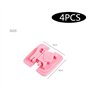 NA Lot de 4 verrous pour armoires de Cuisine et tiroirs