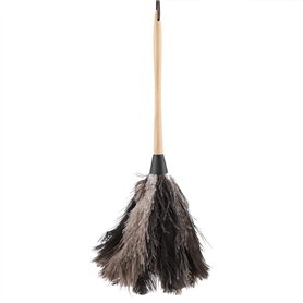 Plumeau Poussiere Lavable Plumeau en Plumes Autriche Authentiques Duster Plumes d'autruche Dinde Statique Lavable à la Main avec