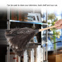 Plumeau Poussiere Lavable Plumeau en Plumes Autriche Authentiques Duster Plumes d'autruche Dinde Statique Lavable à la Main avec