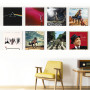 4 Pièces Support Mural pour Disques Vinyles Rangement pour Vinyles