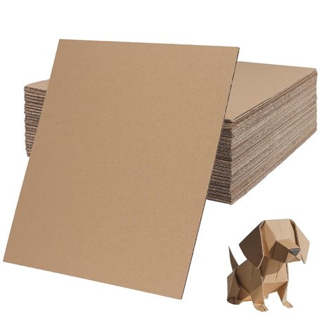 CHUENKUK Lot de 50 Pièces Carton Ondulé