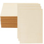 ZEONHAK Lot de 20 feuilles de bois contreplaqué vierges de 30 x 20 cm
