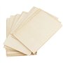 ZEONHAK Lot de 20 feuilles de bois contreplaqué vierges de 30 x 20 cm, 1,5 mm rectangulaires pour travaux manuels