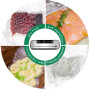 6 en 1 Machine Sous Vide Alimentaire, 75 KPA Appareil Sous Vide Alimentaire avec Mode Sec et Humide, Mise Sous Vide Alimentaire 