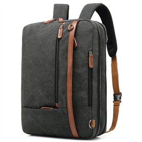 CoolBELL Sac à Dos Convertible Sacoche d'ordinateur Portable Malette Sac à Main Multifonctionnel Sac à Dos de Voyage Ajustement