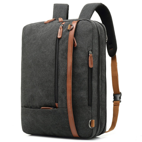 CoolBELL Sac à Dos Convertible Sacoche d'ordinateur Portable Malette Sac à Main Multifonctionnel Sac à Dos de Voyage Ajustement
