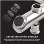 Mitigeur Mural de Douche et Bain - Monocommande Avec 2 Sorties d'Eau - Robinet de Baignoire