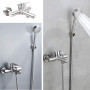 Mitigeur Mural de Douche et Bain - Monocommande Avec 2 Sorties d'Eau - Robinet de Baignoire