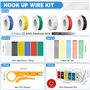 3mm² 22AWG Fil électrique 6 coloris kit (10 mètres chacun) Fil de cuivre étamé toronné Pour le bric