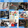 Fil électrique en Silicone-0,3mm² 22AWG Fil électrique 6 coloris kit (10 mètres chacun) Fil de cuivre étamé toronné Pour le bric
