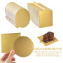 Support Gâteau 200Pcs Planches en Carton Réutilisables - Bases de Gâteau Dessert Présentoir Plateau pour Mariage, Anniversaire -