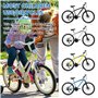 Barre de poussée d'équilibre pour vélo Ajustable, Poignée d'entraînement de vélo pour Enfants avec 4 Positions (55-74cm), Barre 