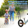 Barre de poussée d'équilibre pour vélo Ajustable, Poignée d'entraînement de vélo pour Enfants avec 4 Positions (55-74cm), Barre 