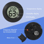 10Pcs Mini Hygromètre, Hygromètre Numérique Avec Affichage LCD Moniteur, Mini Thermomètres, Hygrometre Interieur, Transformable