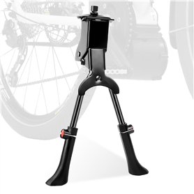 Béquille de vélo de montagne bipied réglable en hauteur pour vélos de 24 à 29 pouces