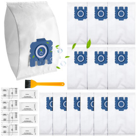 Lot De 12 Sacs D'aspirateur Compatibles Avec Miele Gn 3D Pour Classic C1 Complete C2 C3