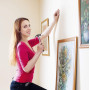 107 pcs Image Cintre avec Crochet de Tableau Non-Trace