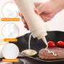 Kezidhp 2 Bouteilles Souples Transparentes 250ml - Pour Condiments, Sauces, Huile et Peinture - Flacons de Cuisine Pratiques ave