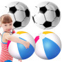 Kezidhp Ballon de Plage Gonflable 4 Pièces - Ballons Piscine 40cm pour Enfants - Jeux d'eau