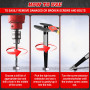 Kezidhp Ensemble de 6 Extracteurs de Vis – Outil Professionnel en Acier Trempé pour Vis, Tuyaux et Boulons, Taille M3-M25, Tige 