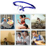 KAYLRE 8 Lunettes de Sécurité Transparentes - Lunettes de Protection Avec Verres en Plastique, Pont-de-Nez et Embouts de Branche