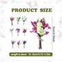 RHQFDM Lot de 10 petits bouquets de fleurs séchées - Décoration naturelle séchée - Pour bricolage, journal intime et album photo