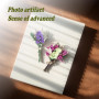 RHQFDM Lot de 10 petits bouquets de fleurs séchées - Décoration naturelle séchée - Pour bricolage, journal intime et album photo