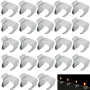 RXKFIGX 60 Pièces Crochet de Gouttière Crochets de Gouttière Toit Extérieurs Crochets de Gouttière de Lumières Crochet de Lumièr